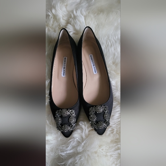 Manolo Blahnik Hangisi flats - Picture 5 of 13